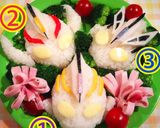 キャラ弁☆ウルトラマン オーブ☆3種☆作り方2写真