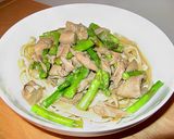 キノコとアスパラのパスタ作り方5写真