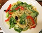 【テキトー】簡単☆彩野菜のペペロンチーノ作り方6写真