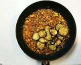 なすと肉味噌のボロネーゼ風丼作り方3写真