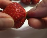 超簡単〜♪苺のヘタの取り方作り方1写真