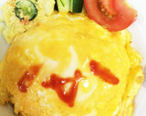 ふんわりとろとろオムライス作り方5写真