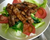 豚ロースの中華風♡緑の野菜と一緒に作り方5写真