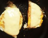 チキンエッグポケットサンド(^^)作り方3写真