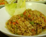 キャベツとにんじんのカレー焼き飯。作り方7写真