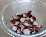 タコとお豆のにんにくオイルがけ作り方2写真