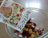 タコとお豆のにんにくオイルがけ作り方3写真
