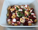 タコとお豆のにんにくオイルがけ作り方7写真