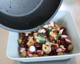 タコとお豆のにんにくオイルがけ作り方8写真
