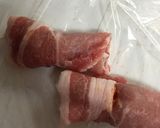 豚肉のケチャップ巻き焼き作り方3写真