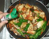 鶏むね肉ピーマンの香りのよい粉山椒炒め物作り方12写真