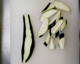 簡単♪ナスとピーマンの甘辛味噌炒め作り方1写真