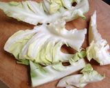キャベツの芯deチョップドサラダ♪作り方1写真
