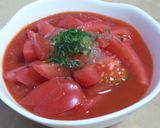 塩レモン風トマトの冷スープ作り方7写真