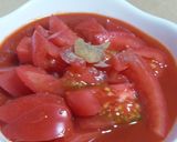 塩レモン風トマトの冷スープ作り方5写真