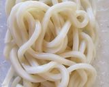 うどんdeボンゴレ作り方1写真