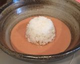 クリーミーな冷製トマトスープごはん作り方3写真