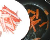 ニラと人参とカニカマの中華風簡単炒めもの作り方5写真