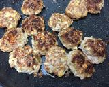 お豆腐入り照り焼きハンバーグ作り方6写真