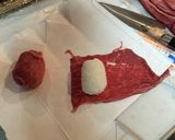 牛肉で肉巻きおにぎり☆運動会のお弁当に☆作り方3写真