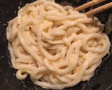 うどんdeカルボ作り方11写真