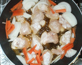鶏むね肉添え野菜の照り焼き♪簡単煮るだけ作り方7写真