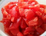 ホタテと大豆の完熟トマトソースパスタ作り方1写真