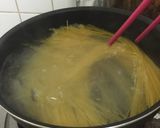 スモークサーモンとホタテの冷製パスタ作り方7写真