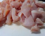 鶏むね肉のヨーグルト漬け！トマト煮込み♪作り方1写真