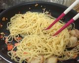 スモークサーモンとホタテの冷製パスタ作り方9写真