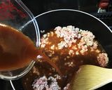 ヘルシー大麦入りジャージャー麺肉味噌作り方3写真