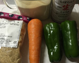 簡単！ピーマンと人参のゴマ和え作り方1写真