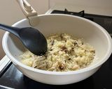 無糖焼き栗ペーストと和栗の秋色リゾット作り方6写真