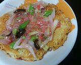 そうめんリメイク★塩あんかけ焼そば作り方4写真