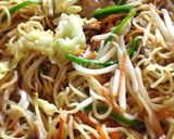 ♡食欲そそる香り♡豚カレー焼きそば♡作り方8写真