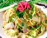 ♡食欲そそる香り♡豚カレー焼きそば♡作り方9写真