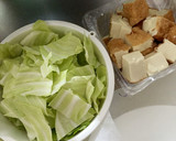 厚揚げとキャベツのチーズ味噌マヨ焼き作り方1写真