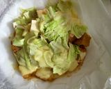 厚揚げとキャベツのチーズ味噌マヨ焼き作り方4写真