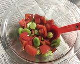 空豆のサラダ ♡ 亜麻仁油ドレッシング作り方3写真