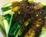 簡単♬夏バテ防止★長芋胡瓜のもずく酢和え作り方4写真