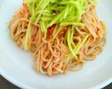 夏☆トマトと卵で中華風トマたま麺作り方14写真