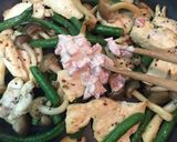 低糖おかず☆胸肉の梅わさびマヨ炒め作り方3写真