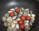 簡単♪アサリとミニトマトの焼き物作り方2写真