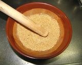 アスパラの梅ごま味噌和え作り方4写真