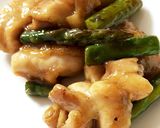 簡単！おかず鶏肉とアスパラの生姜醤油炒め作り方5写真