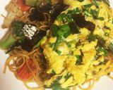 変わりパスタ★オムそば風中華パスタ作り方7写真