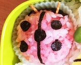 春のお弁当♬（てんとう虫編）作り方4写真