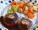 酢玉ねぎ入りハンバーグ作り方14写真