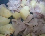ワインに合う♪豚肉とじゃがいもバジル炒め作り方5写真