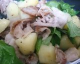 ワインに合う♪豚肉とじゃがいもバジル炒め作り方9写真